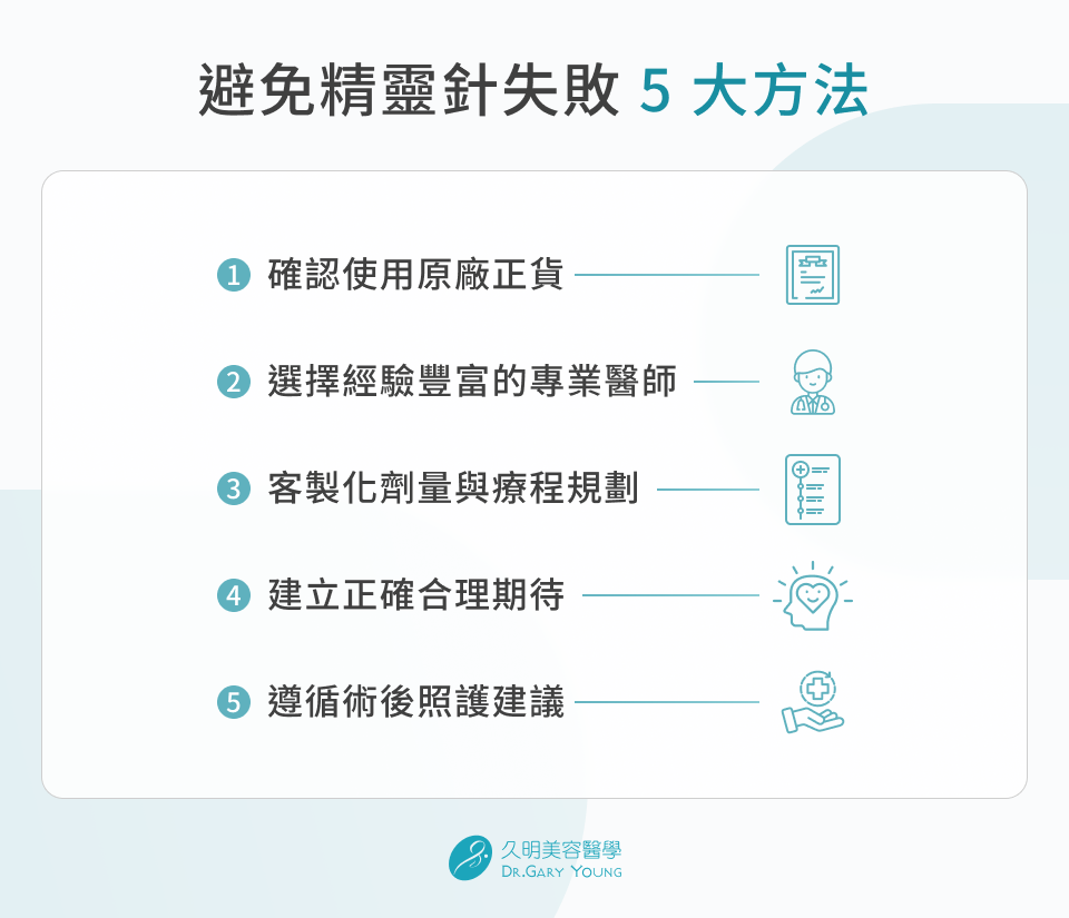 避免精靈針失敗 5 大方法
